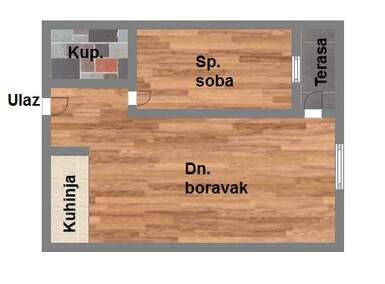 Dvosoban stan, Novi Sad, prodaja, 41m2, 106630e, id964055