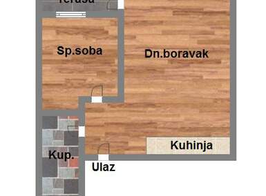 Jednoiposoban stan, Novi Sad, prodaja, 34m2, 61560e, id971375