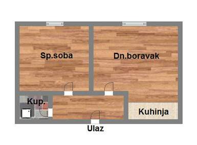 Jednoiposoban stan, Novi Sad, Klisa, prodaja, 35m2, 63090e, id972450