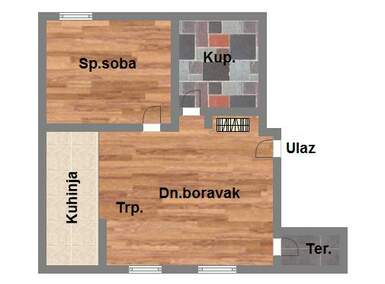 Jednoiposoban stan, Novi Sad, prodaja, 29m2, 51460e, id974054