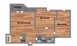 Trosoban stan, Novi Sad, Telep, prodaja, 65m2, 149830e, id976953