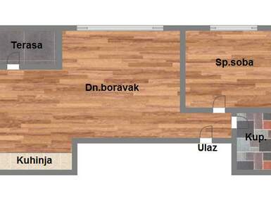 Dvosoban stan, Novi Sad, prodaja, 42m2, 72130e, id999672