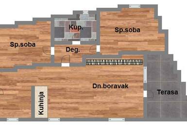 Trosoban stan, Novi Sad, prodaja, 62m2, 189940e, id1001705