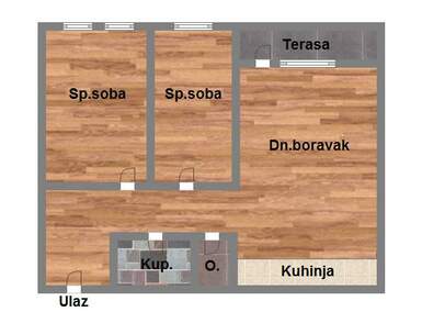 Trosoban stan, Novi Sad, Salajka, prodaja, 61m2, 154310e, id1041804