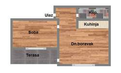 Jednoiposoban stan, Novi Sad, prodaja, 37m2, 87900e, id1091158