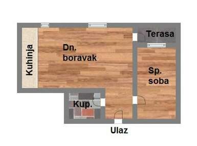 Dvosoban stan, Novi Sad, Stari Majur, prodaja, 38m2, 78780e, id1108358