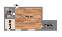 Jednosoban stan, Novi Sad, prodaja, 31m2, 82400e, id1115510