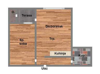 Dvosoban stan, Novi Sad, prodaja, 37m2, 99650e, id1137066