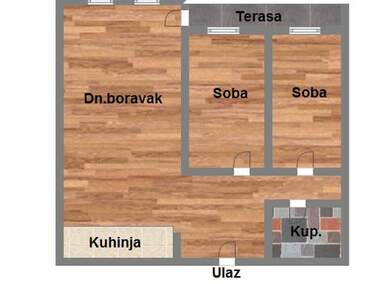 Dvoiposoban stan, Novi Sad, prodaja, 60m2, 129440e, id1154591