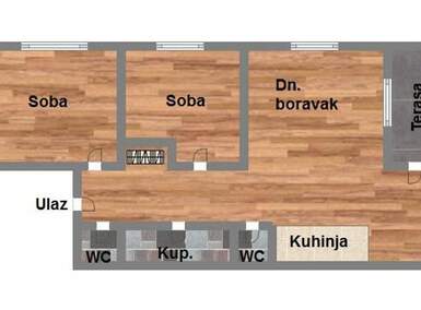 Dvoiposoban stan, Novi Sad, adice, prodaja, 56m2, 89980e, id1158188