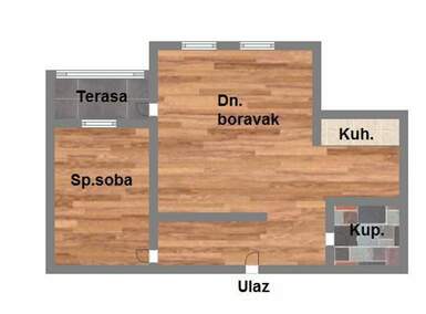 Dvosoban stan, Novi Sad, Telep, prodaja, 41m2, 94300e, id1170914