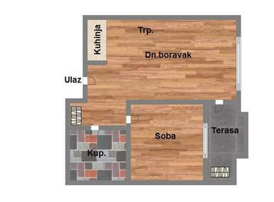 Jednoiposoban stan, Novi Sad, Adice, prodaja, 38m2, 69680e, id1171627