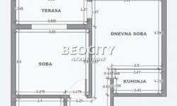 Dvosoban stan, Beograd, Mirijevo I, prodaja, 46m2, 85700e, id1171743