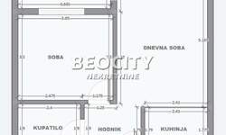 Dvosoban stan, Beograd, Mirijevo I, prodaja, 47m2, 86500e, id1180319