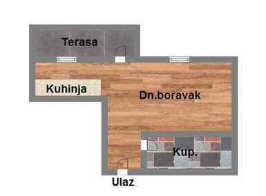 Jednosoban stan, Novi Sad, Podbara, prodaja, 23m2, 67980e, id1181222