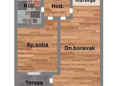 Dvosoban stan, Novi Sad, Podbara, prodaja, 44m2, 127850e, id1186125
