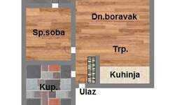Dvosoban stan, Novi Sad, Veternik, prodaja, 44m2, 64070e, id1187899