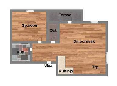 Dvosoban stan, Novi Sad, Adice, prodaja, 39m2, 67950e, id1189006
