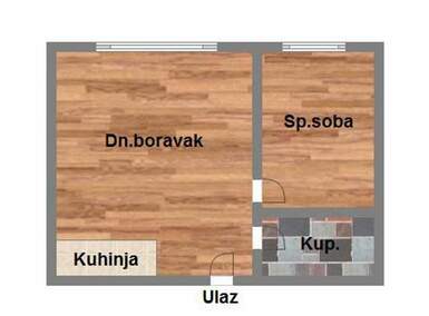 Jednoiposoban stan, Novi Sad, Somborski Bulevar, prodaja, 29m2, 72860e, id1189027