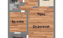 Dvosoban stan, Novi Sad, prodaja, 43m2, 97460e, id974777