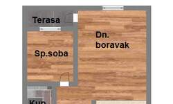 Dvosoban stan, Novi Sad, prodaja, 43m2, 97460e, id974791