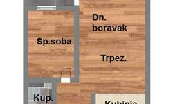 Dvosoban stan, Novi Sad, Novo Naselje, prodaja, 43m2, 97460e, id947089