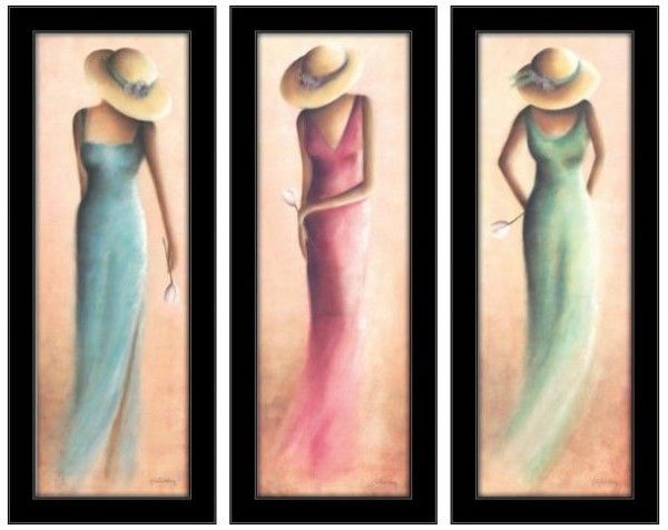 dame-i-haljine-triptih-3-uramljene-slike~193598