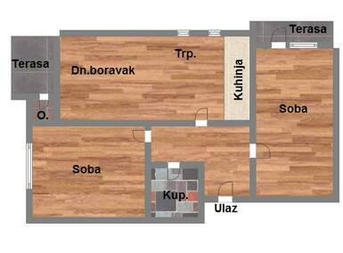 Trosoban stan, Novi Sad, Tatarsko Brdo, prodaja, 83m2, 145330e, id893979