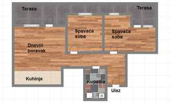 Trosoban stan, Novi Sad, Stari majur, prodaja, 71m2, 132410e, id894865