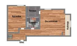 Jednoiposoban stan, Novi Sad, Novo Naselje, prodaja, 40m2, 94930e, id895064