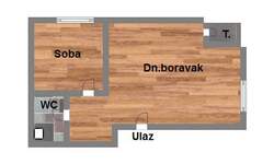 Jednoiposoban stan, Novi Sad, prodaja, 33m2, 61190e, id898509