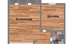 Dvosoban stan, Novi Sad, prodaja, 45m2, 89610e, id904957