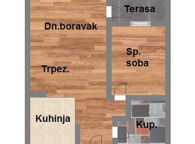Dvosoban stan, Novi Sad, Grbavica, prodaja, 47m2, 126900e, id906835
