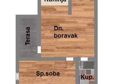 Jednoiposoban stan, Novi Sad, prodaja, 43m2, 111500e, id909825