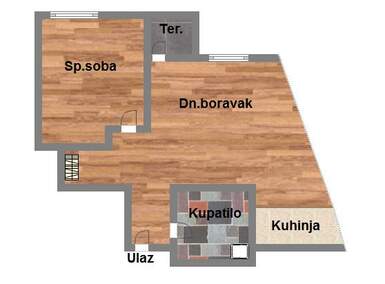 Jednoiposoban stan, Novi Sad, prodaja, 38m2, 102719e, id911907