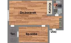 Jednoiposoban stan, Novi Sad, prodaja, 35m2, 88918e, id911944