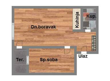 Jednoiposoban stan, Novi Sad, prodaja, 35m2, 88918e, id911944