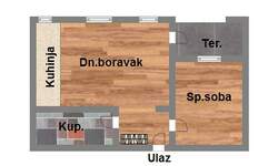 Jednoiposoban stan, Novi Sad, prodaja, 36m2, 90349e, id911947
