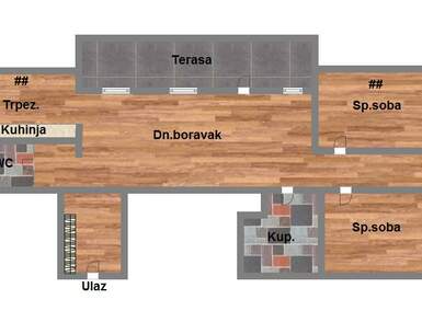 Trosoban stan, Novi Sad, Bulevar Oslobođenja, prodaja, 78m2, 265230e, id912254