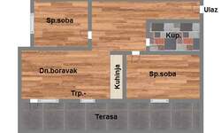 Trosoban stan, Novi Sad, prodaja, 87m2, 147400e, id912306