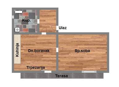 Jednoiposoban stan, Novi Sad, Adice, prodaja, 51m2, 72500e, id913244
