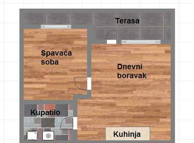Jednoiposoban stan, Novi Sad, Petrovaradin, prodaja, 38m2, 78160e, id913267