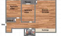 Trosoban stan, Novi Sad, Petrovaradin, prodaja, 62m2, 111109e, id913275