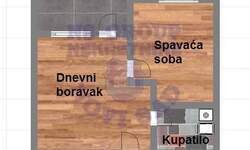 Dvosoban stan, Novi Sad, Petrovaradin, prodaja, 40m2, 81390e, id913285