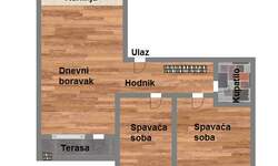 Dvoiposoban stan, Novi Sad, prodaja, 54m2, 132998e, id915275