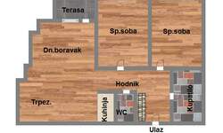 Trosoban stan, Novi Sad, Podbara, prodaja, 65m2, 154699e, id915382