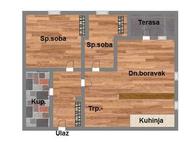 Trosoban stan, Novi Sad, prodaja, 67m2, 158800e, id917784