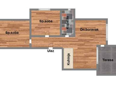 Trosoban stan, Novi Sad, Adice, prodaja, 62m2, 89330e, id917848