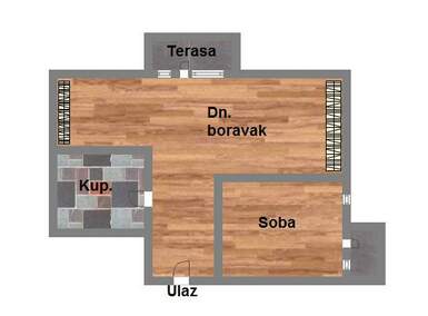 Dvosoban stan, Novi Sad, Veternik, prodaja, 47m2, 169440e, id918773