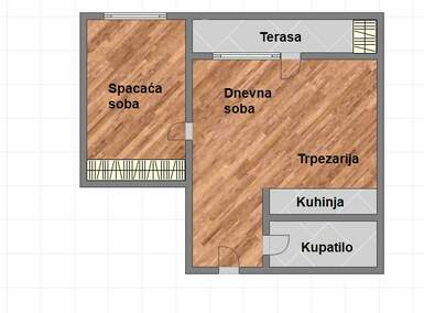 Dvosoban stan, Novi Sad, prodaja, 37m2, 100910e, id918825